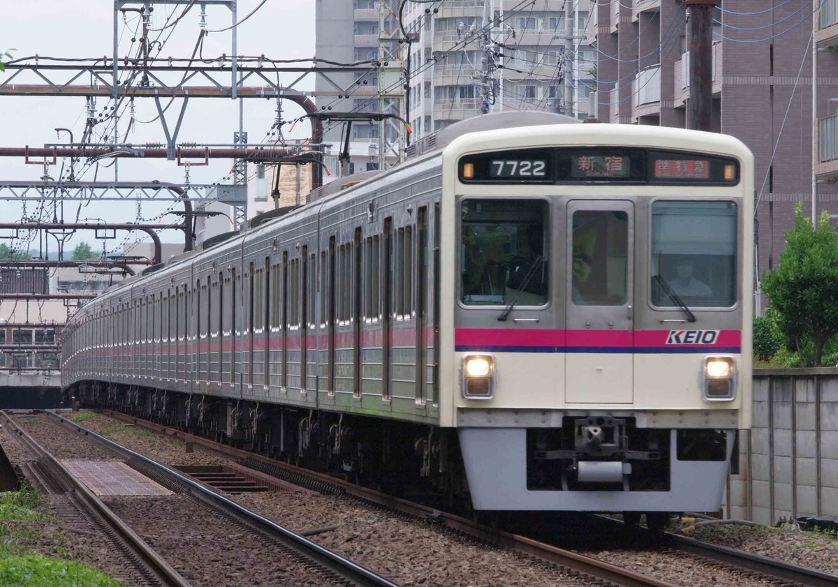 5000系　9000系　10-300形　都営新宿線　京王線　柴崎　国領　撮影地　7000系
