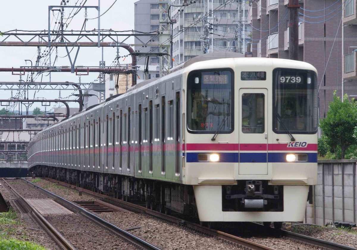 5000系　9000系　10-300形　都営新宿線　京王線　柴崎　国領　撮影地　7000系