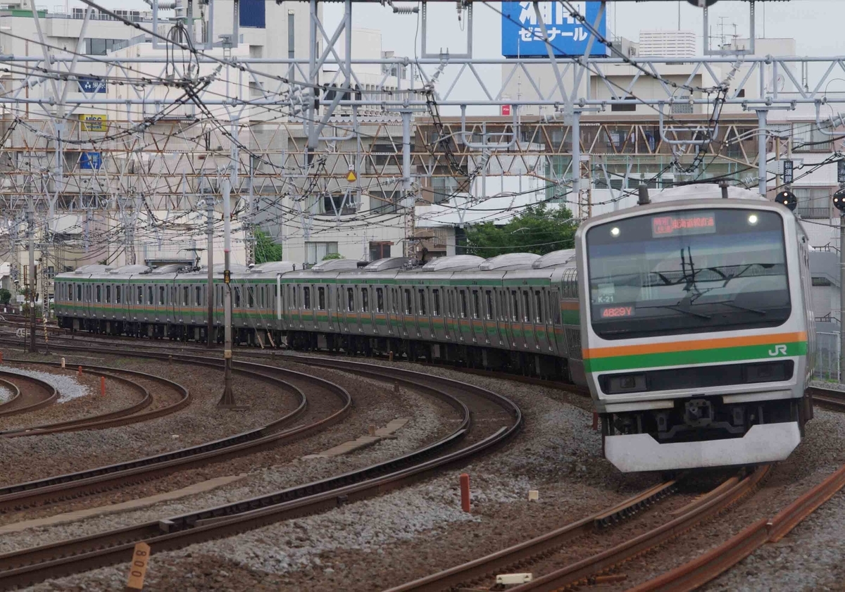 戸塚大カーブ　東海道線　横須賀線　撮影地　E261系　E259系　成田エクスプレス　サフィール踊り子　E235系1000番台　E231系　E233系　E217系