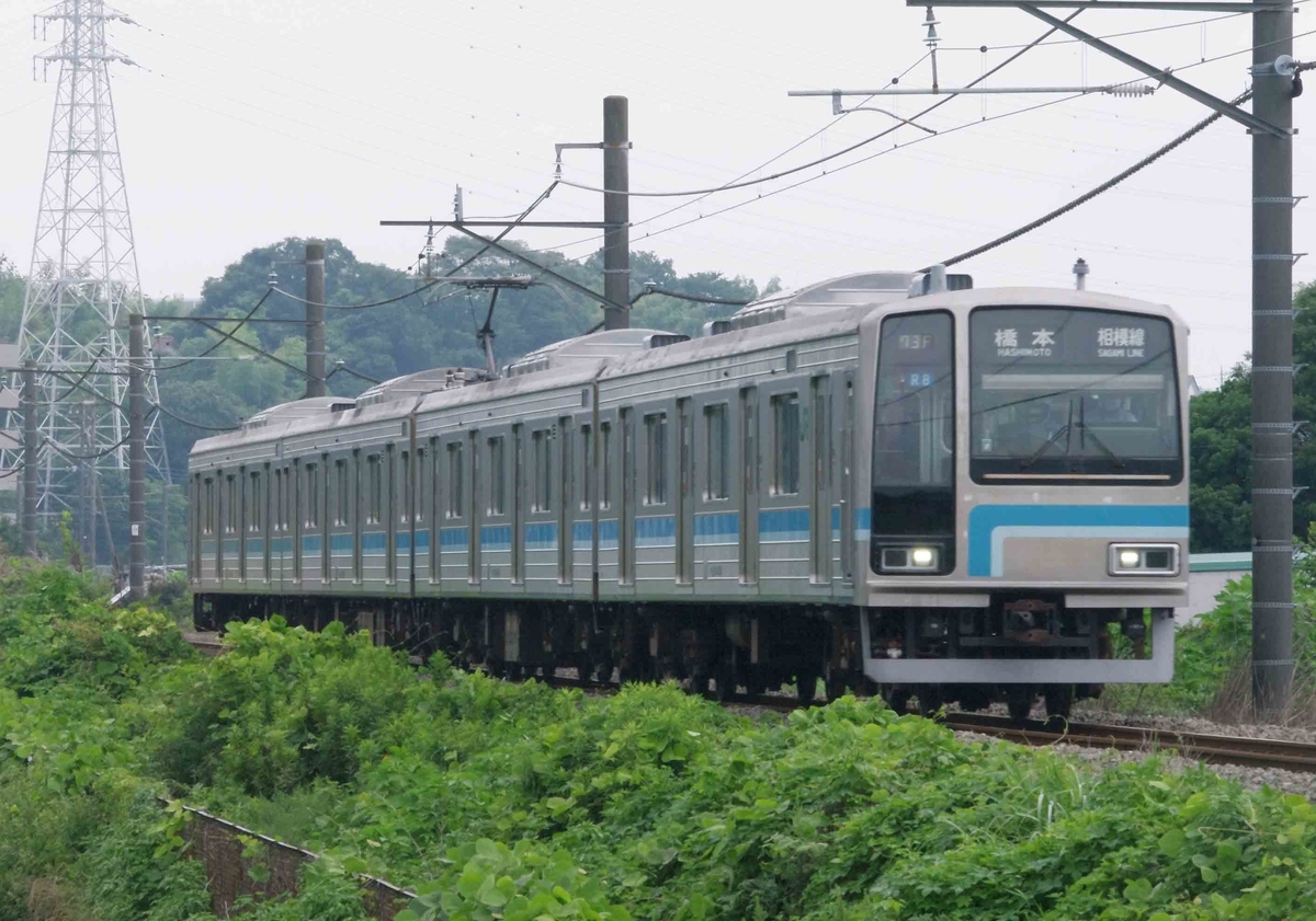 7月14日撮影 相模線 厚木 海老名間 海老名 入谷間 世代交代を迎える 5系500番台 を撮る 新 シリウスの線路際のロマンを求めて