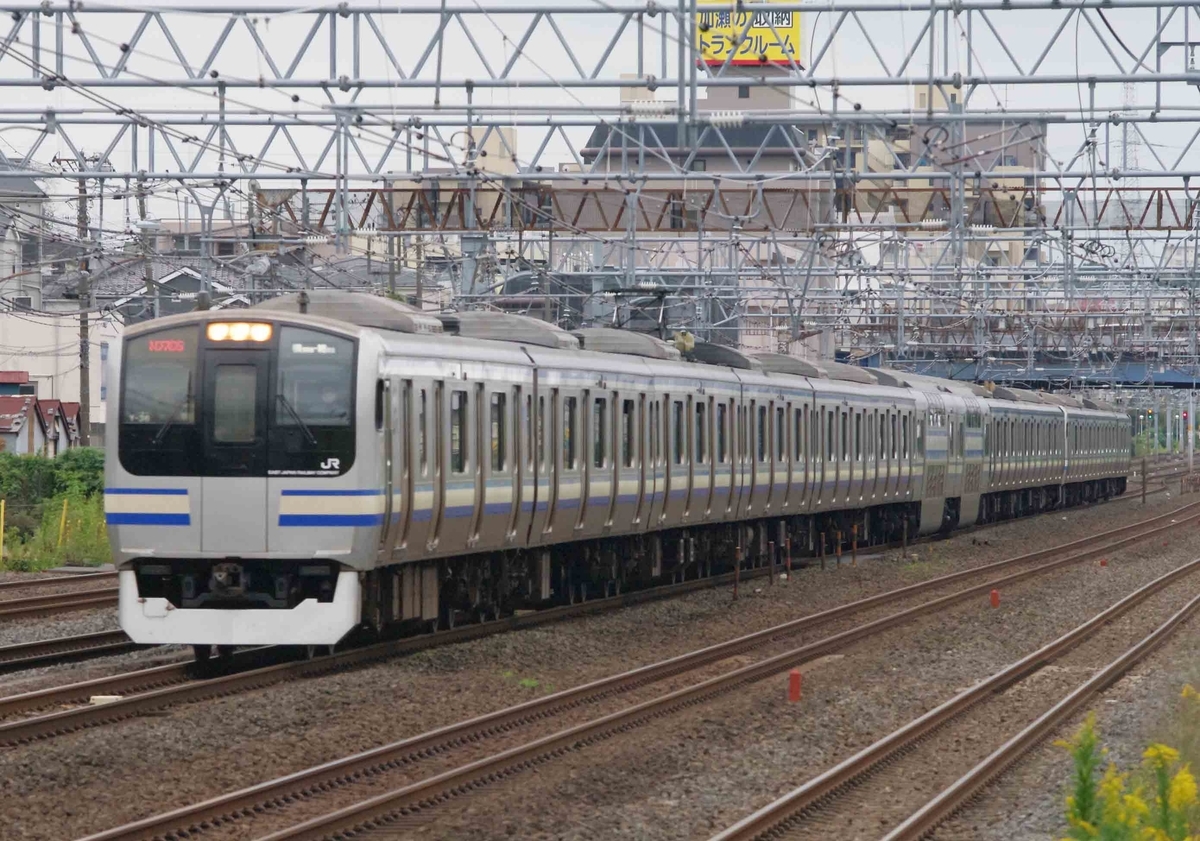 E217系　廃車回送　長野車セ　EF64-1000　東海道線　横須賀線　撮影地　戸塚カーブ　戸塚　大船