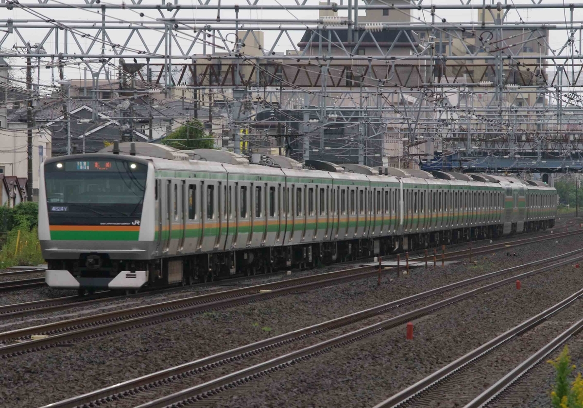 E217系 廃車回送 長野車セ EF64-1000 東海道線 横須賀線 撮影地 戸塚カーブ 戸塚 大船