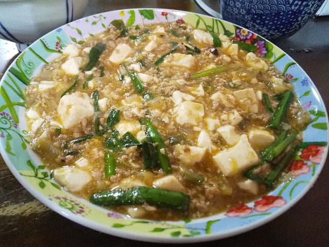 麻婆豆腐　男の料理　おうちごはん　レシピ