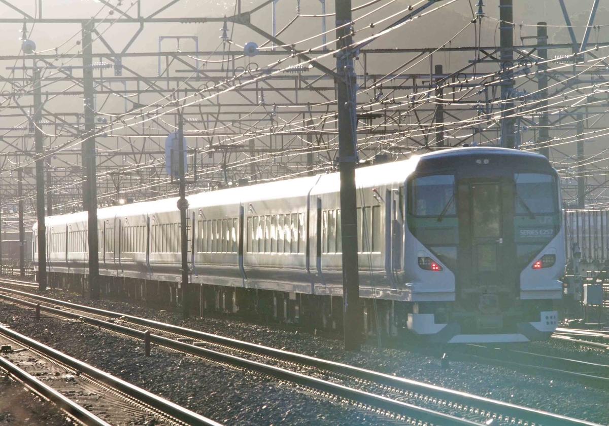 E257系5000番台 OM編成 波動用 乗務員訓練 大磯 二宮 撮影地 平塚 東海道線 E257系2000番台 特急踊り子号 EF66-100 EH500 貨物列車