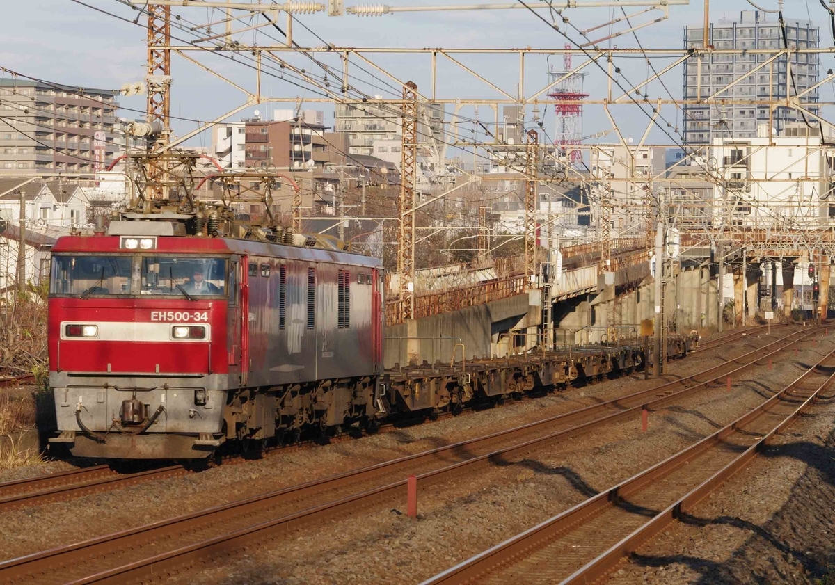 EF66-100 EF66-27 貨物列車 夜行列車 ブルートレイン EH500 東海道線 平塚 大磯 撮影地