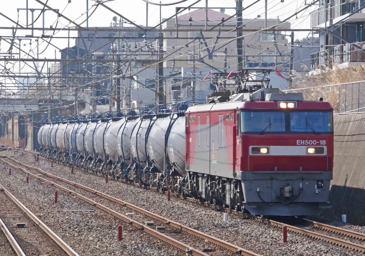 EH500 東邦亜鉛号　武蔵野線　安中貨物　撮影地　5094ㇾ　EF66　EF210　EH200　209系500番台　E231系0番台