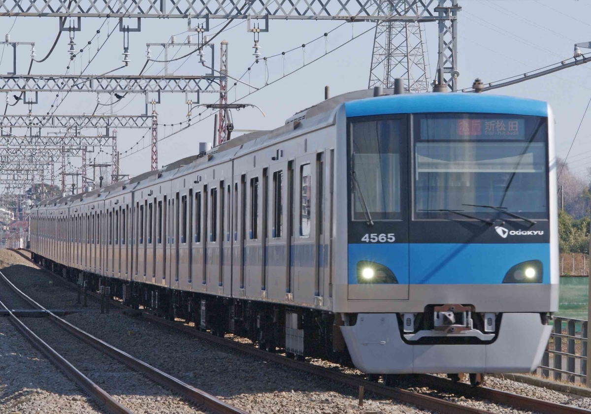 VSE50000形　小田急線　伊勢原　鶴巻温泉　撮影地　VSE引退　ラストラン　ロマンスカー　EXE α30000形　5000形　8000形　快速急行