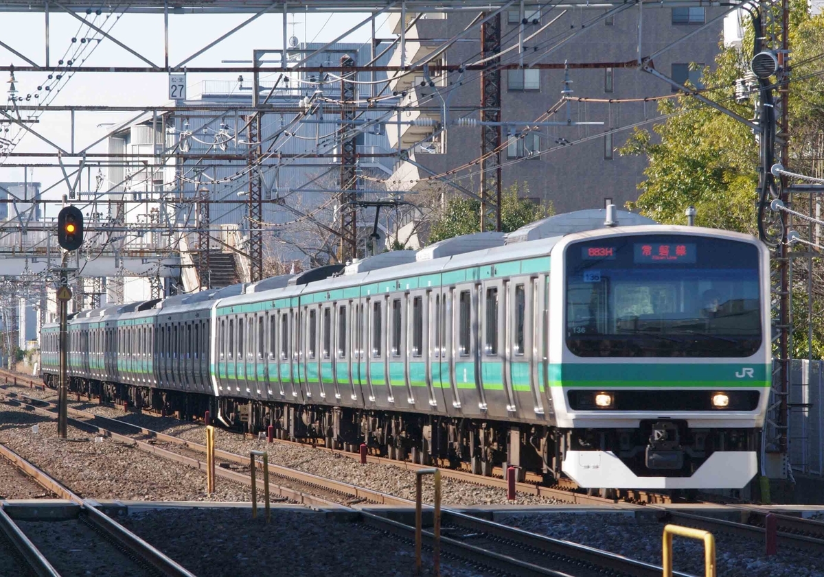 E655系　【なごみ】　185系　E231系　E531系　E657系　クラブツーリズム　団臨　北松戸駅　撮影地　常磐線　ひたち号　ときわ号