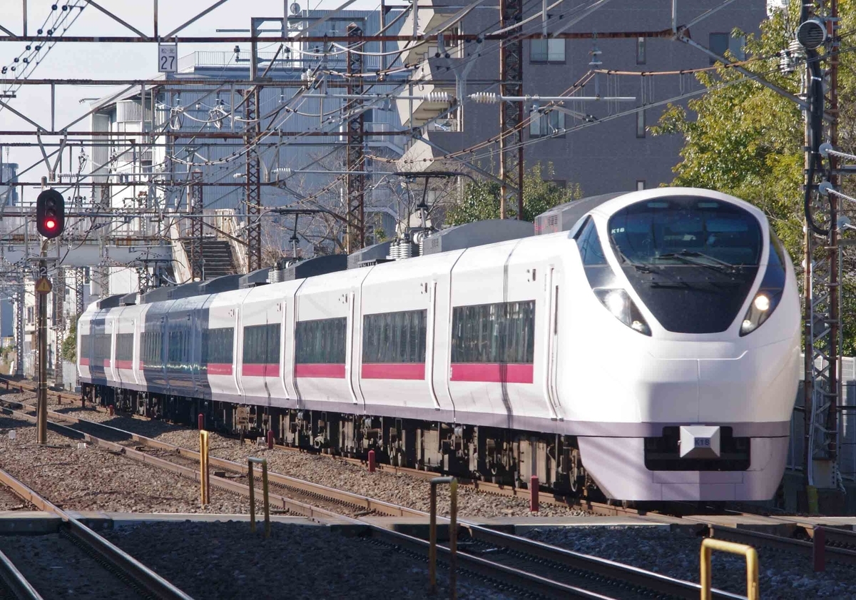 E655系　【なごみ】　185系　E231系　E531系　E657系　クラブツーリズム　団臨　北松戸駅　撮影地　常磐線　ひたち号　ときわ号