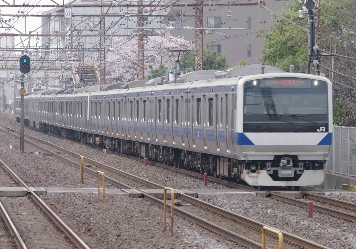 E531系　E231系　常磐線快速　撮影地　北松戸駅　EF65-2000　1091ㇾ