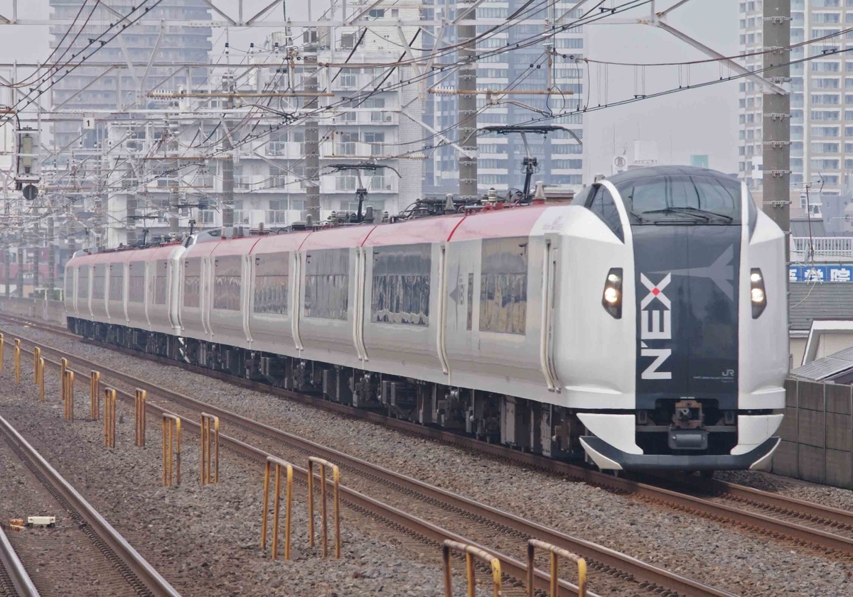 EF65-2127 カラシ　鹿島貨物　E217系　E235系1000番台　下総中山駅　撮影地　E259系