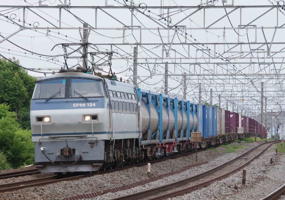 【EH500 初期型】【EF210-300　押し桃】　EF66-100　松尾踏切　撮影地　茅ヶ崎　平塚　東海道線　貨物列車