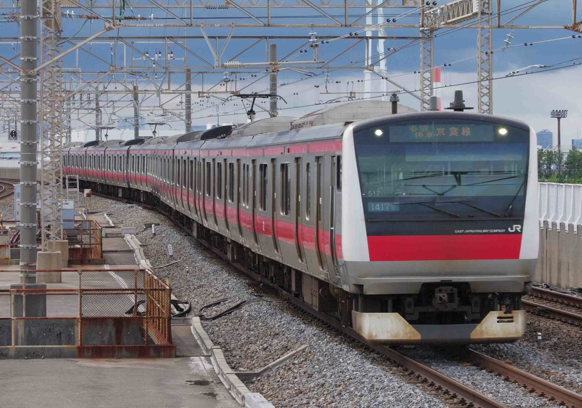 209系500番台 E231系1000番台 U531編成 ケヨ34編成 京葉線 宇都宮線 高崎線 武蔵野線 東海道線 【京葉線、武蔵野線内乗務員訓練】 葛西臨海公園駅 撮影地