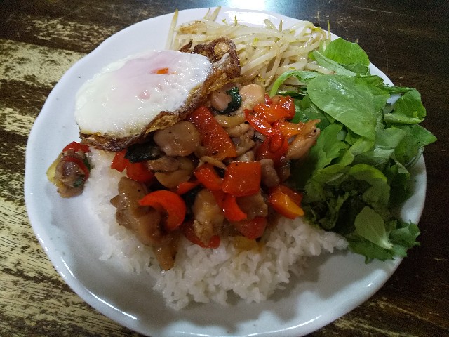 ガパオライス レシピ タイ料理 ナンプラー バジル 男の料理 おうちごはん アジアンテイスト