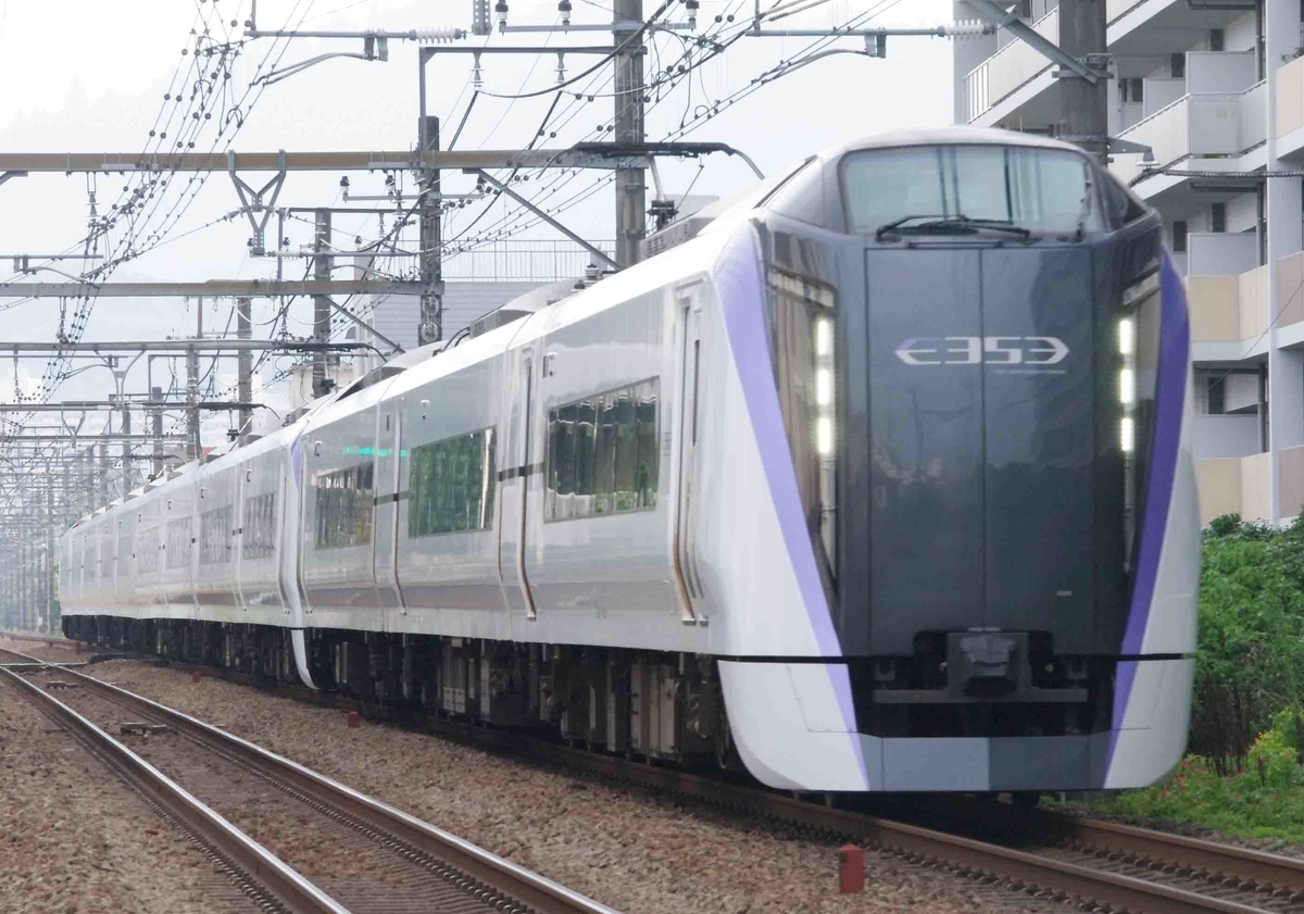 E257系5000番台　臨時特急あずさ号　高尾　西八王子　撮影地　E353系　E233系0番台　中央快速線　グリーン車　12両化　