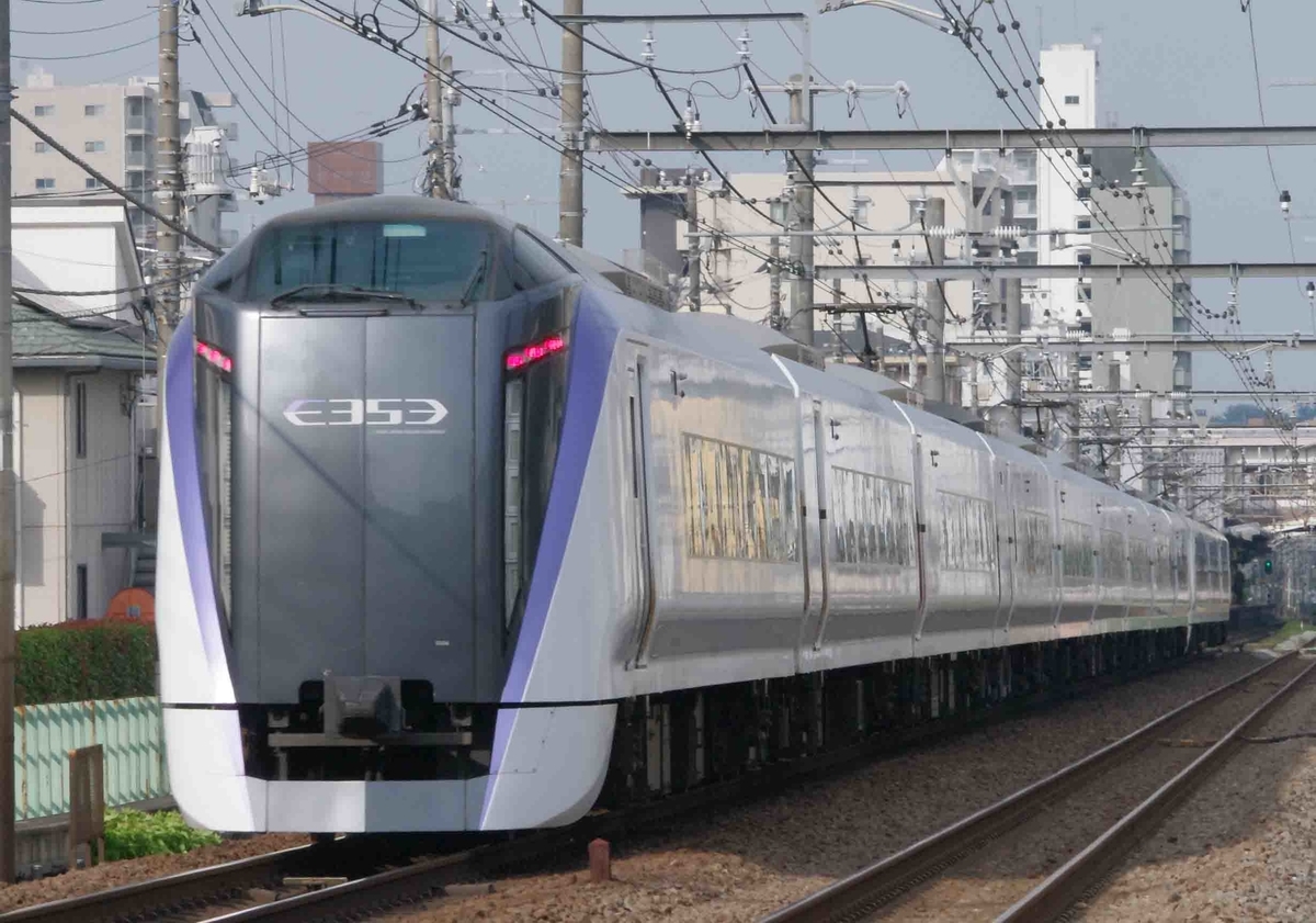 E257系5000番台　臨時特急あずさ号　高尾　西八王子　撮影地　E353系　E233系0番台　中央快速線　グリーン車　12両化　