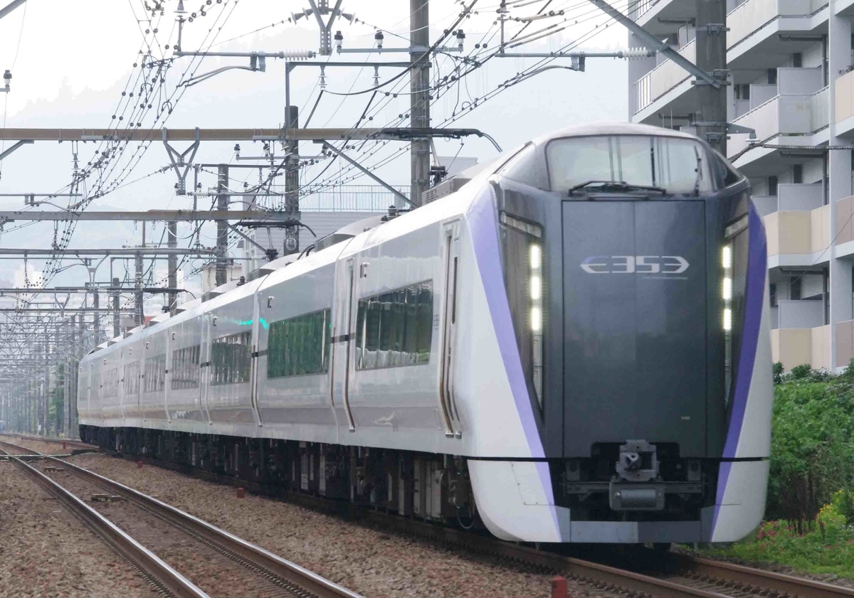 E257系5000番台　臨時特急あずさ号　高尾　西八王子　撮影地　E353系　E233系0番台　中央快速線　グリーン車　12両化　
