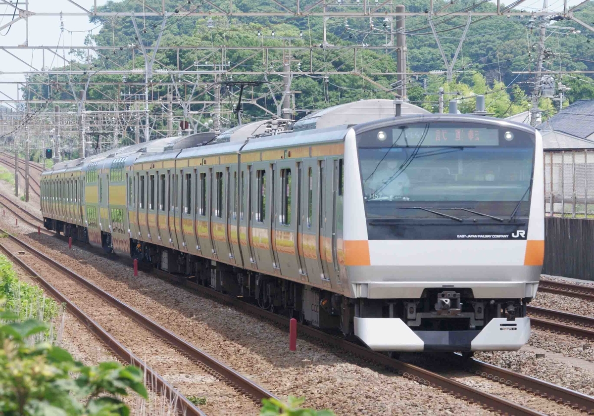 7月27日撮影 東海道線 大磯～二宮間 【新時代到来の予感】E233系0番台