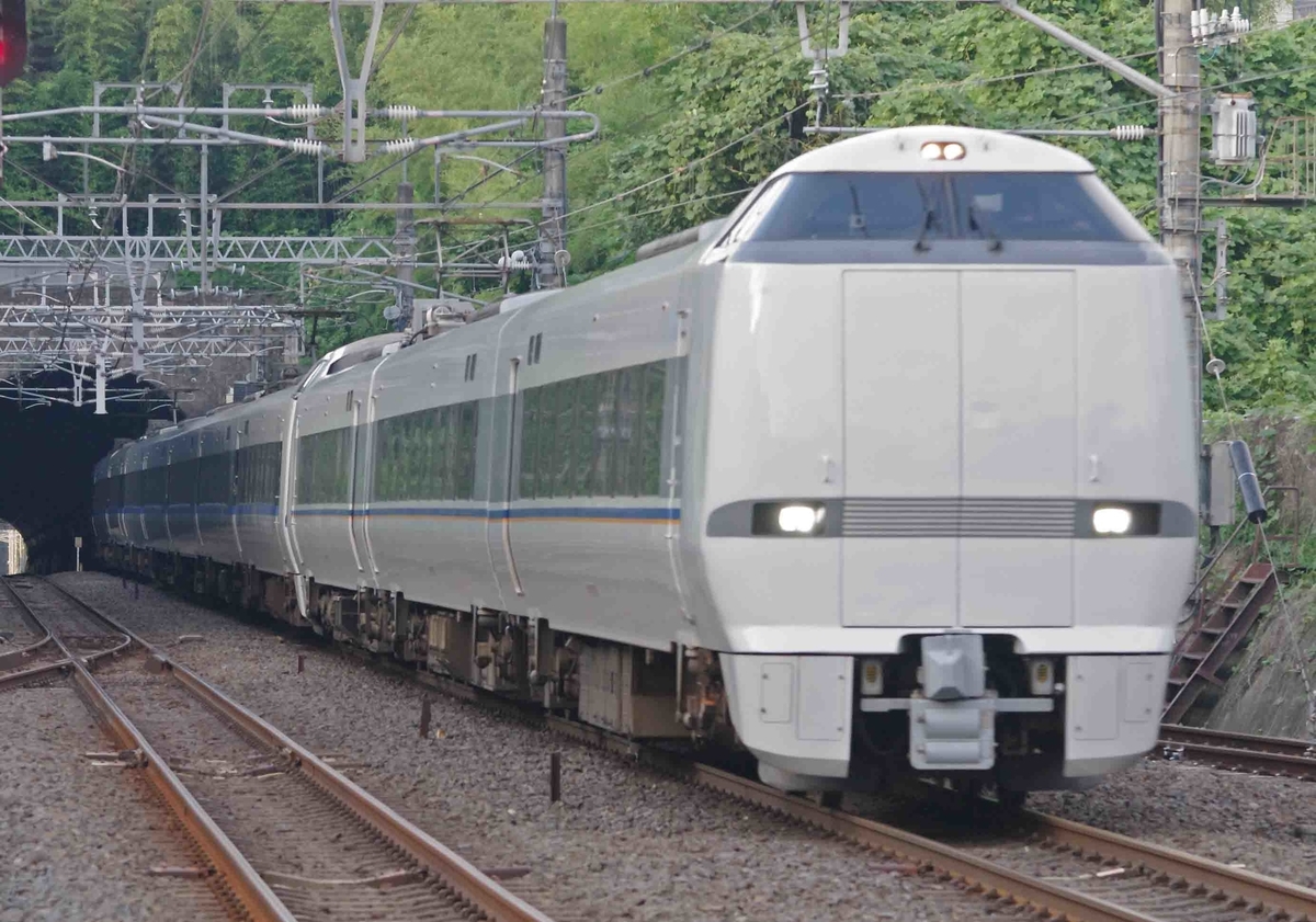 681系　V12編成　683系　特急サンダーバード号　おごと温泉駅　撮影地　湖西線　雄琴ソープ街　雄琴風俗街　223系　225系　新快速　117系　113系