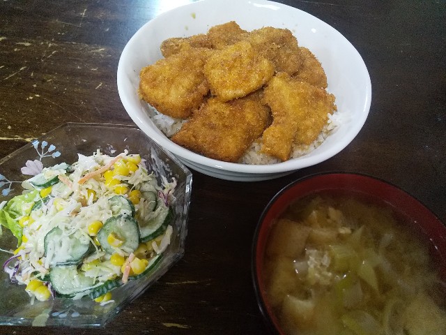 かつ丼　タレかつ丼　とんかつ太郎　新潟古町　レシピ　男の料理　おうちごはん