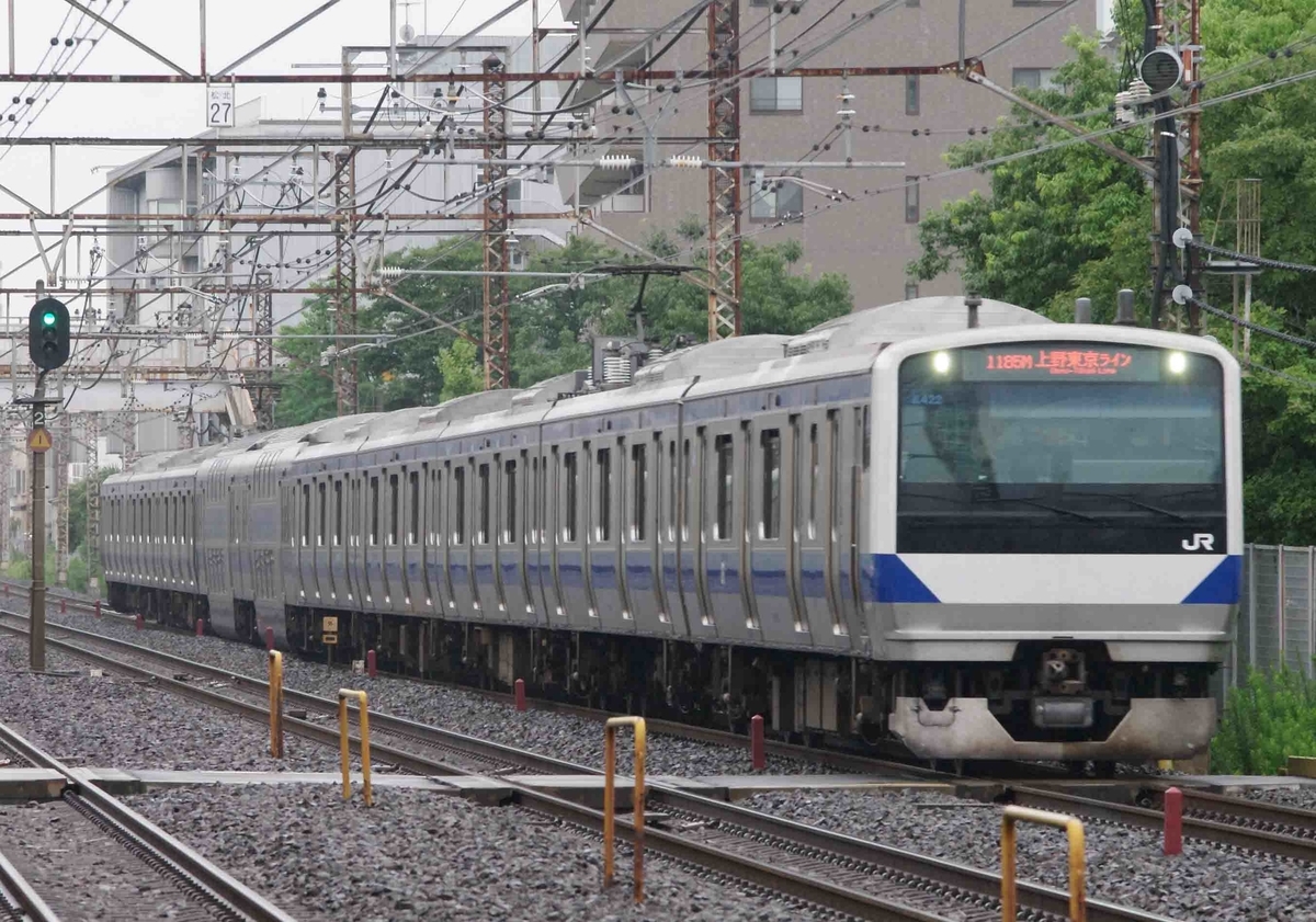 9月7日撮影 常磐線 北松戸駅 Ef81牽引の 東京メトロ東西線直通用 E231系800番台の秋田車セ入場配給を撮る 新 シリウスの線路際のロマンを求めて