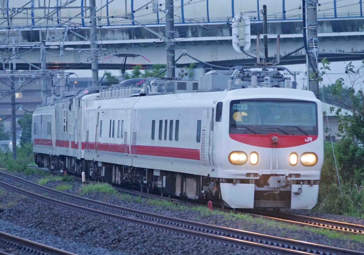 E491系　East i-E　マヤ50-5001　光オイラン　50系客車　東海道線　平塚　茅ヶ崎　松尾踏切　撮影地