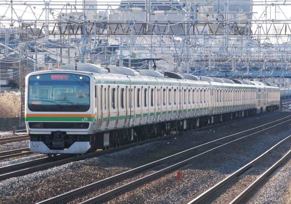 185系　B6編成　成田山新勝寺　成田臨　E217系　E235系1000番台　E231系　E233系　E259系　E257系2000番台　戸塚　大船　戸塚大カーブ横須賀線　東海道線　撮影地