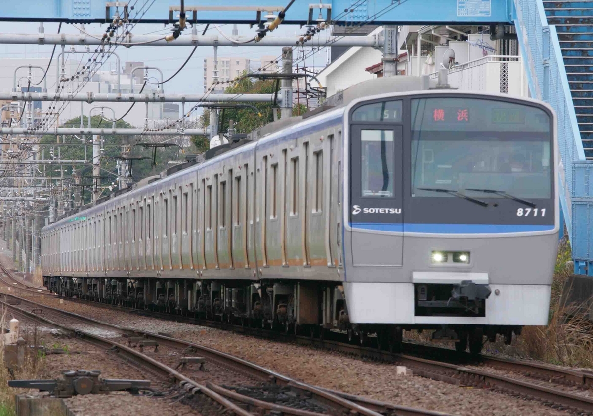 相模鉄道　相鉄線　瀬谷　大和　撮影地　8000系　12000系　21000系　東急5080系　E233系7000番台　東急目黒線　都営三田線　相鉄・東急直通線