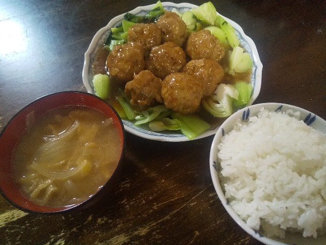 肉団子の甘酢あんかけ　麻婆豆腐　男の料理　おうちごはん　レシピ　中華料理　町中華