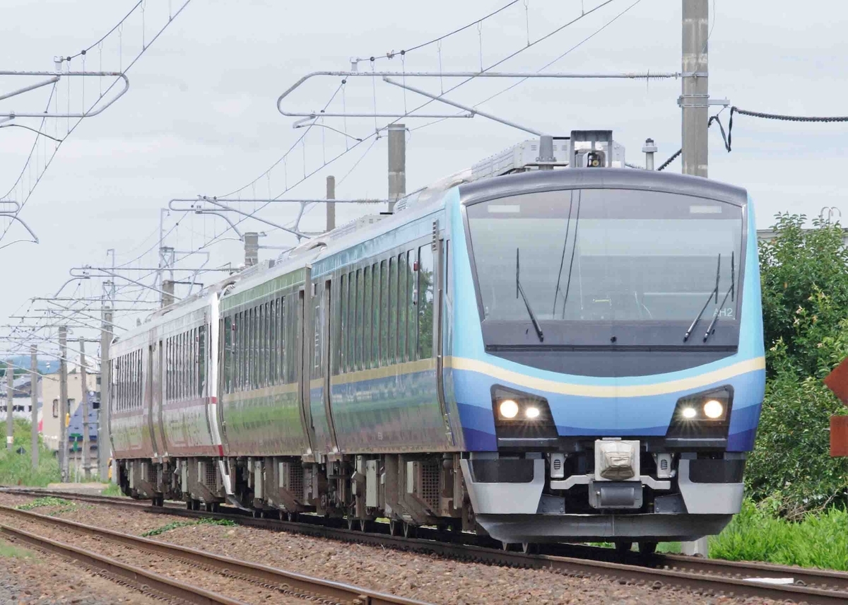 撮影地 奥羽線 撫牛子 弘前 五能線 HB-E300系 ひなび
SATONO 701系 GV-E400系 奥羽線 五能線90周年記念号 リゾートひなびSATONO 臨時快速 第二和徳踏切