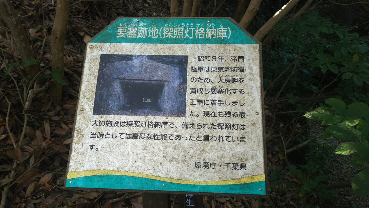 大 房 岬 要塞 跡地