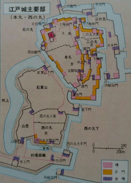 江戸城下地図版画 古地図 江戸 本芝高輪白金三田之図 嘉永四年 Old map edo tokyo