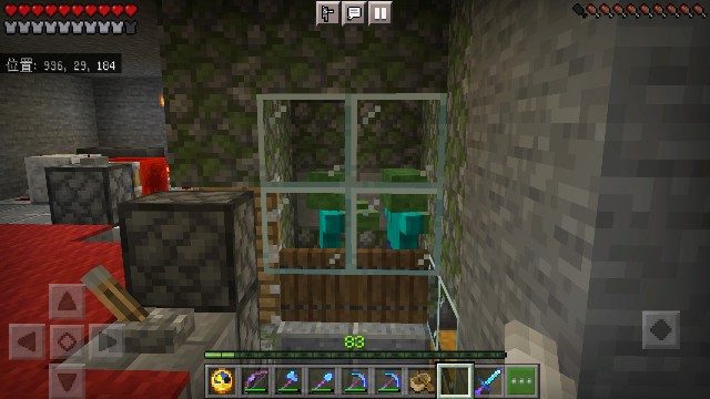 マイクラのんびりサバイバル第５世界編 50 廃坑村に格安鍛冶屋が開業しました 森の踏切番日記
