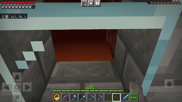 マイクラのんびりサバイバル第５世界編 62 ネザーでブランチマイニングするぜ 森の踏切番日記