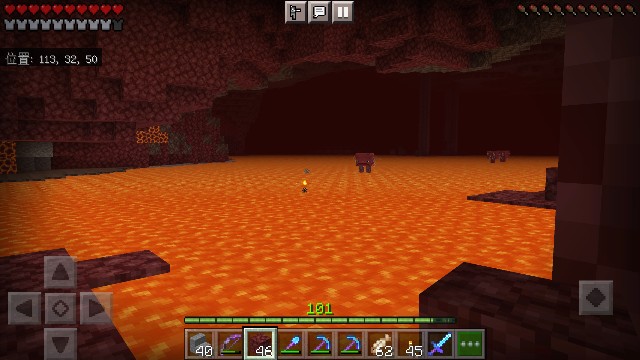 マイクラのんびりサバイバル第５世界編 62 ネザーでブランチマイニングするぜ 森の踏切番日記