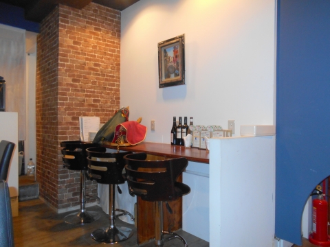 都営大江戸線光が丘駅と練馬春日町駅近くの東京都練馬区田柄5丁目にあるイタリアンスペイン料理のお店リストランテ青の洞窟の店内 都営大江戸線光が丘駅と練馬春日町駅近くの東京都練馬区田柄5丁目にあるイタリアンスペイン料理のお店リストランテ青の洞窟の店内