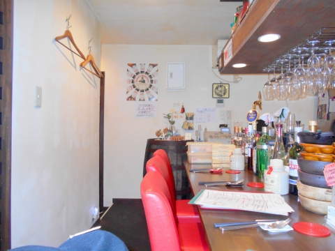 東武スカイツリーラインせんげん台駅近くの埼玉県越谷市千間台東１丁目にあるCafeLafayetteカフェラファイエットの店内