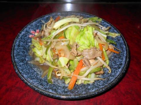 f:id:morigen1:20171018075740j:plain 都営大江戸線の練馬春日町駅近くの東京都練馬区高松2丁目にある和食のお店小料理対馬の野菜炒め