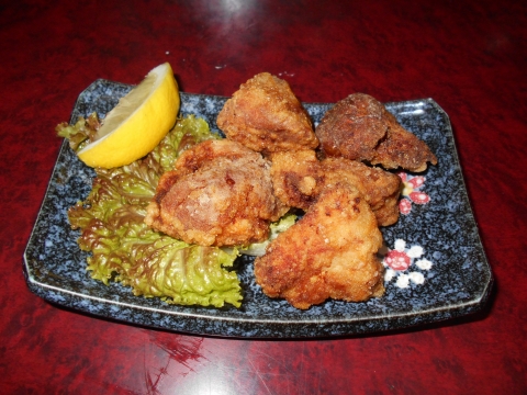 f:id:morigen1:20171018075800j:plain 都営大江戸線の練馬春日町駅近くの東京都練馬区高松2丁目にある和食のお店小料理対馬の鶏の唐揚げ