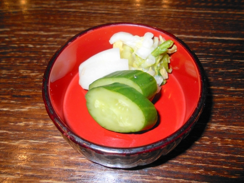 京急本線及び京急大師線の京急川崎駅近くの神奈川県川崎市川崎区砂子1丁目にある鰻割烹の鰻まるだいのうなぎ重の松 京急本線及び京急大師線の京急川崎駅近くの神奈川県川崎市川崎区砂子1丁目にある鰻割烹の鰻まるだいの香物