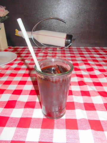 神奈川県川崎市川崎区砂子１丁目にあるスペイン料理のお店「La Colmena　ラ コルメナ」アイスコーヒー