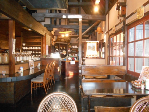 埼玉県春日部市備後西2丁目にある喫茶店「牧歌」店内