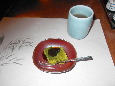 神奈川県川崎市川崎区東田町にある割烹、うなぎ料理店「割烹 蒲焼 大沼」四季弁当のデザート