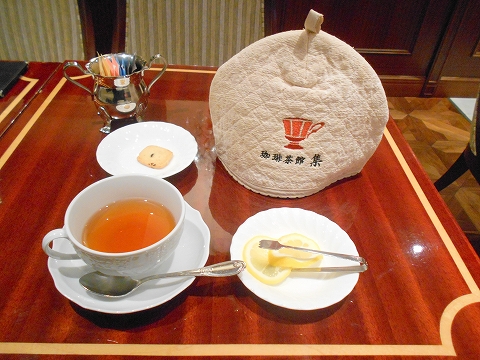 東京都目黒区自由が丘２丁目にある喫茶店「珈琲茶館　集　自由が丘店」ダージリンティー