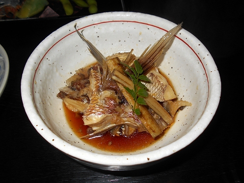 広島県福山市鞆町鞆にある魚介、海鮮料理のお店「鯛亭」鯛自慢 鯛のあら煮 広島県福山市鞆町鞆にある魚介、海鮮料理のお店「鯛亭」鯛自慢 鯛のあら煮