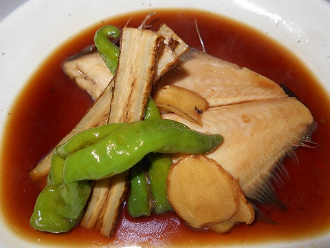 f:id:morigen1:20180801060943j:plain "東京都練馬区練馬4丁目、西武豊島線、都営大江戸線の豊島園駅近くにある割烹いちかのカレイの煮付けのアップ/