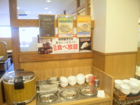 埼玉県春日部市大畑にある焼肉店「じゅうじゅうカルビ　春日部武里店」カレー食べ放題