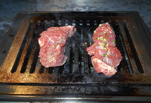 都営大江戸線の清澄白河駅近くの東京都江東区清澄2丁目にある焼肉店ドラゴ横綱通り店のガリタ盛のブ厚いハラミ 都営大江戸線の清澄白河駅近くの東京都江東区清澄2丁目にある焼肉店ドラゴ横綱通り店のガリタ盛のブ厚いハラミ