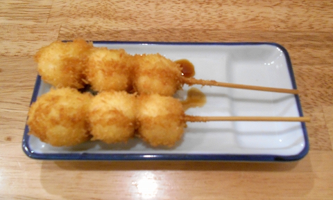 f:id:morigen1:20180927000352j:plain 京成本線と京成押上線の青砥駅を最寄駅とする東京都葛飾区青戸1丁目にある居酒屋大衆酒場かぶら屋青砥店のうずら卵フライ