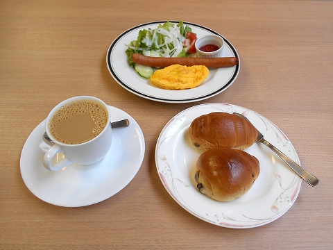 千葉県市川市市川１丁目にあるカフェ「Cafe de Riviere　リヴィエール」モーニングメニュー